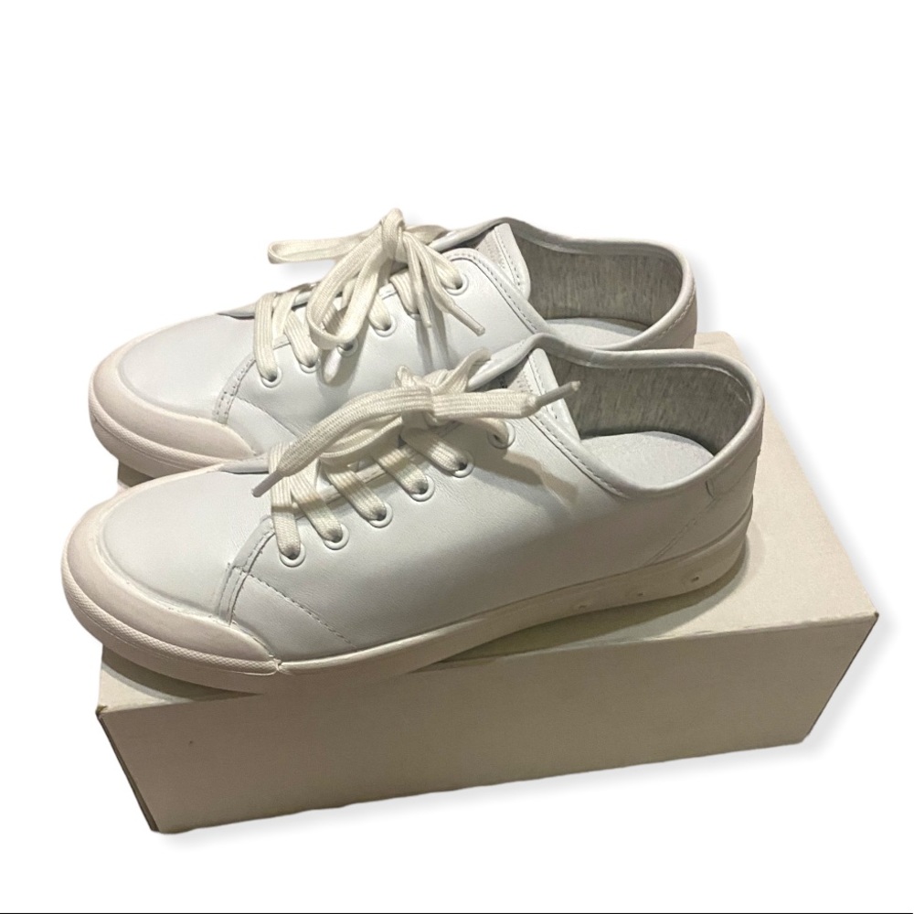 Rag & Bone leather standard issue white sneakers shoes size 8